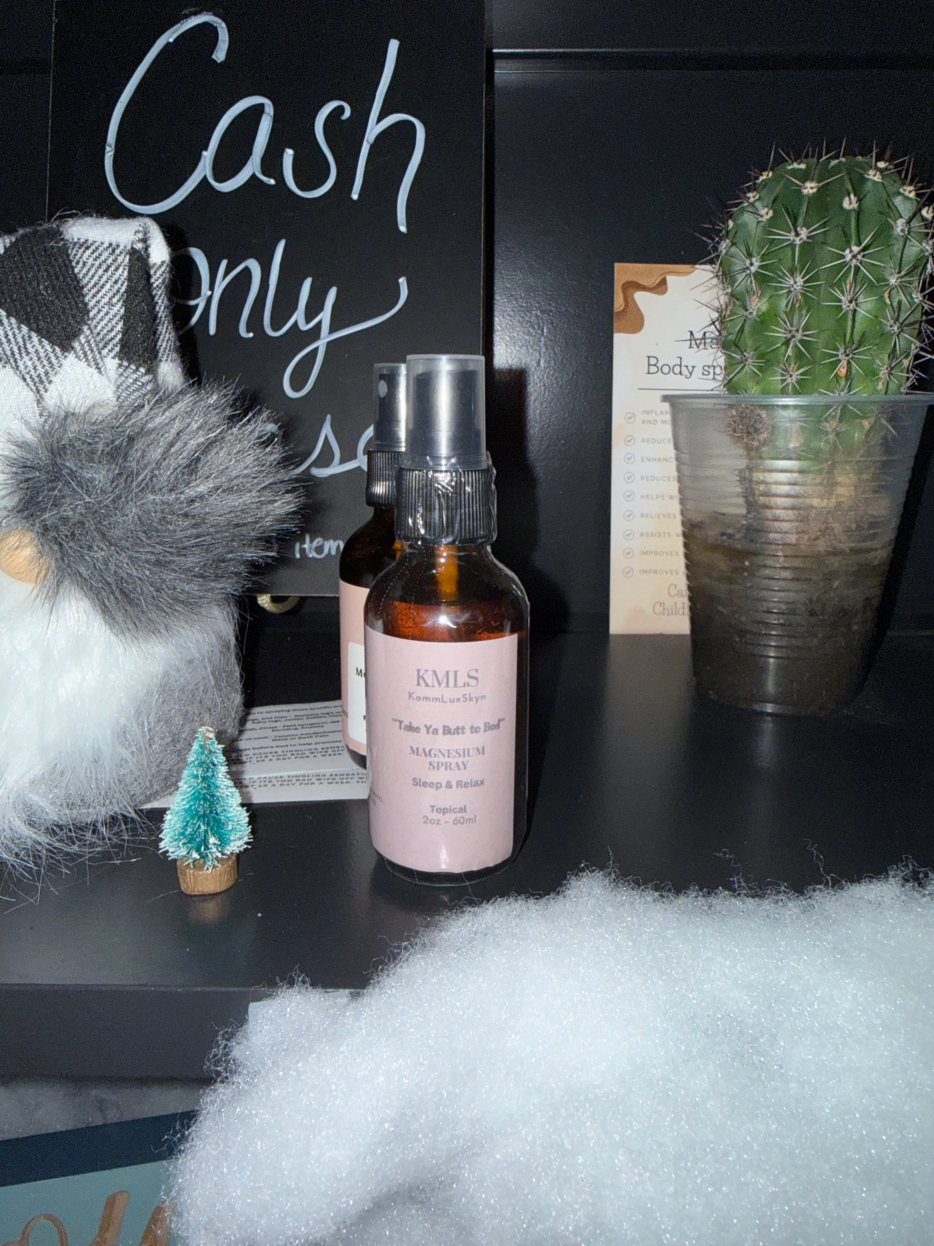 "Take Ya Butt to Bed" Magnesium Spray : Sleep & Relax